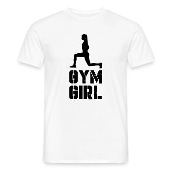 Gym Girl - Männer T-Shirt - Weiß - Vorne - AI Model Male 178 dark (178cm)