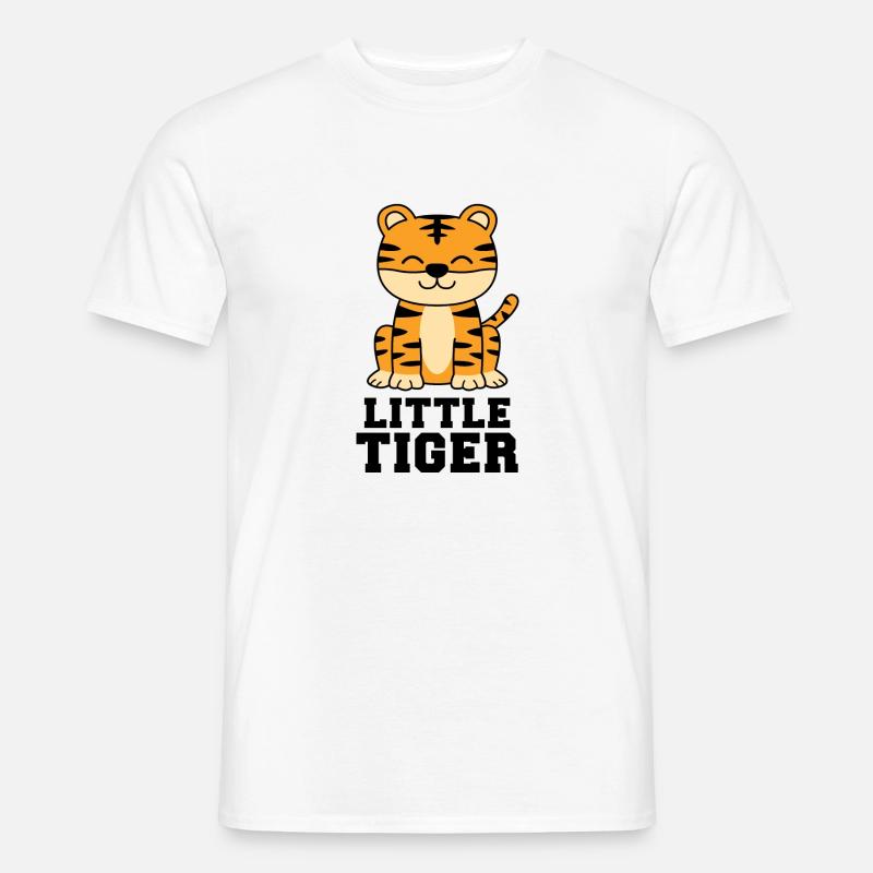 LITTE TIGER - Männer T-Shirt - Weiß