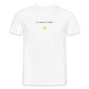 Be someone's sunshine - Männer T-Shirt - Weiß - Vorne - AI Model Male 178 dark (178cm)