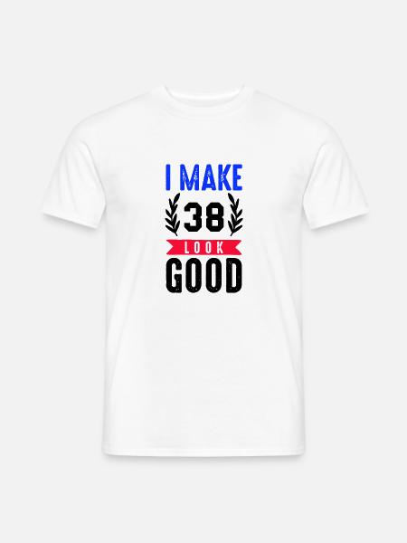 look good 38 - Men's T-Shirt - white