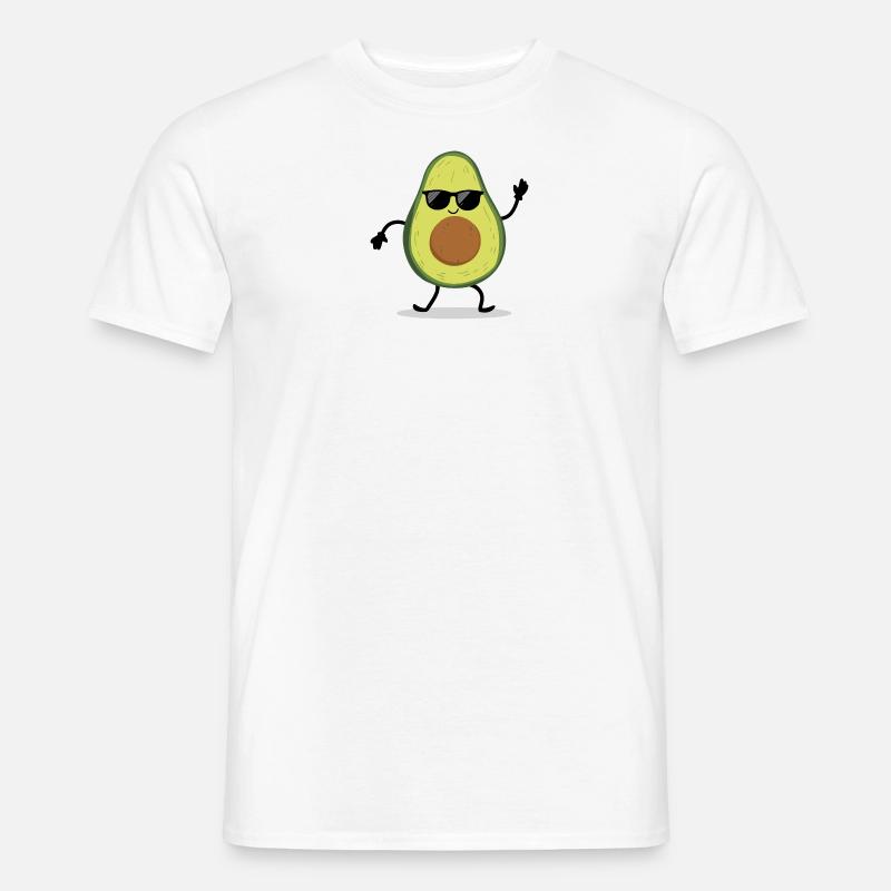 Avocado - Männer T-Shirt - Weiß