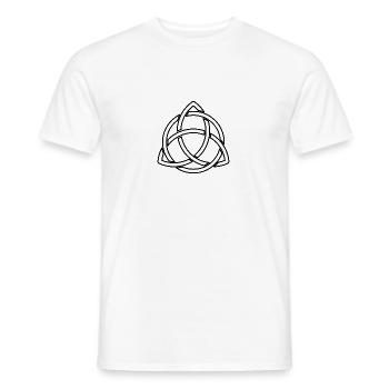 Keltische Knoten schönes Keltisches Symbol - Männer T-Shirt - Weiß - Vorne - AI Model Male 178 dark (178cm)