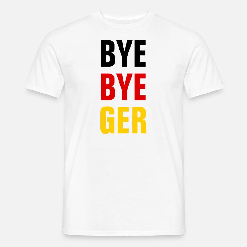 BYE BYE GERMANY - EMIGRATION - EMIGRANTS - Men’s T-shirt - white