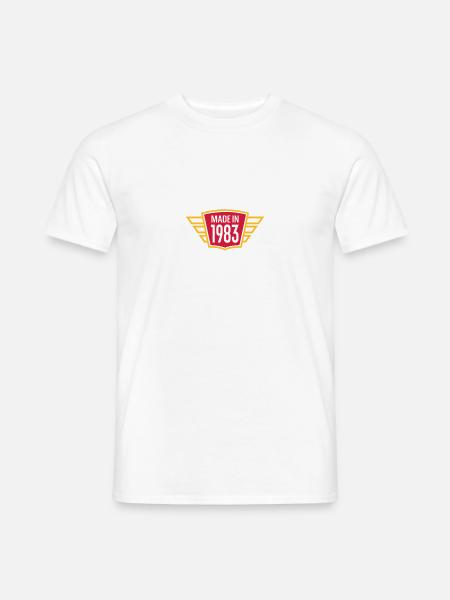 Made In 1983 - Men's T-Shirt - white