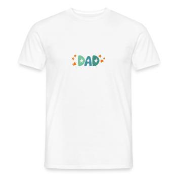 Father & Son | Parents gifts | Gifts Children - Men's T-Shirt - white - Front - AI Model Male 178 dark (178cm)