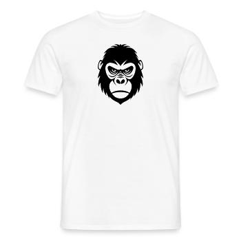 Gorilla - Men's T-Shirt - white - Front - AI Model Male 178 dark (178cm)