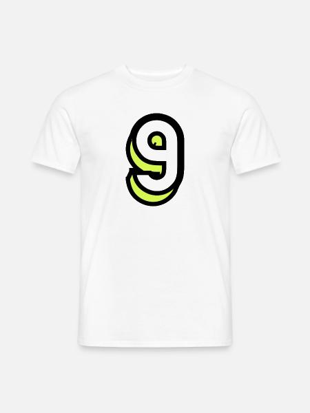 9. 9 JAHRE. 9. JAHRESTAG. GEBURTSTAG 9 JAHRE - Männer T-Shirt - Weiß
