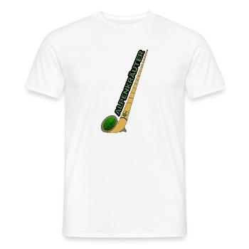 Alphorn Bong - Männer T-Shirt - Weiß - Vorne - AI Model Male 178 dark (178cm)