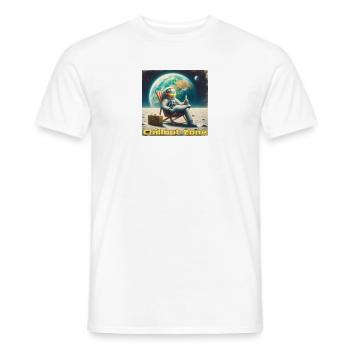 Chillout Zone Astronaut - Männer T-Shirt - Weiß - Vorne - AI Model Male 178 dark (178cm)