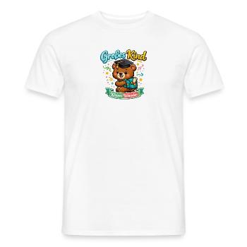 Kleines Wunder Bär Abschluss - Männer T-Shirt - Weiß - Vorne - AI Model Male 178 dark (178cm)