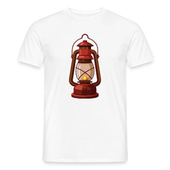 Öllaterne - Männer T-Shirt - Weiß - Vorne - AI Model Male 178 dark (178cm)