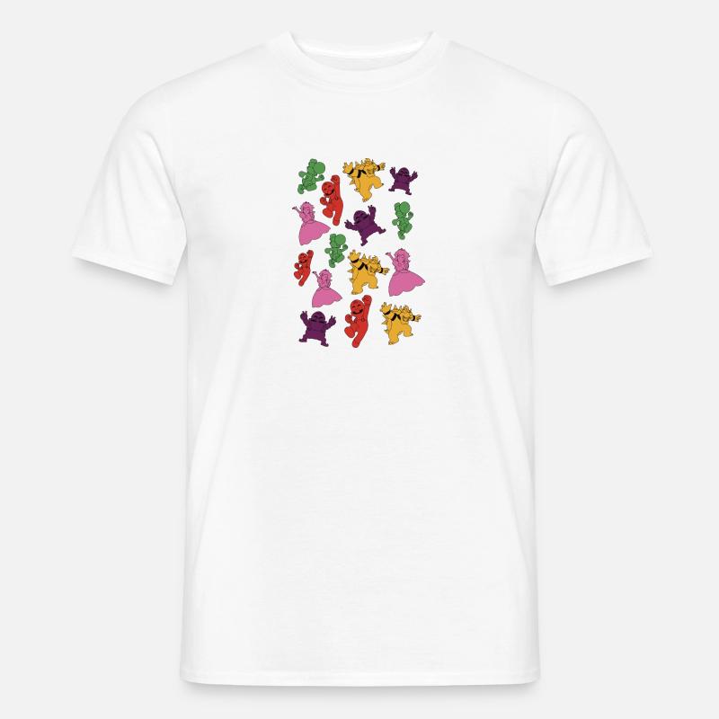 SUPER DOODLE - Männer T-Shirt - Weiß
