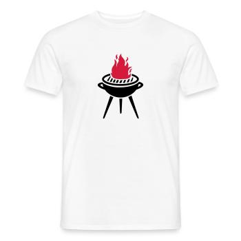 Grill - T-shirt homme - blanc - Devant - AI Model Male 178 dark (178cm)