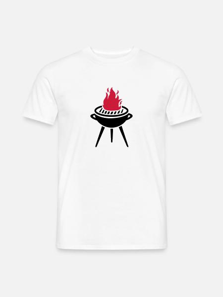 BBQ barbecue - Men's T-Shirt - white