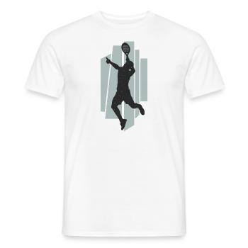Padel Padel Player Padel Tennis Padeltennis - Men's T-Shirt - white - Front - AI Model Male 178 dark (178cm)