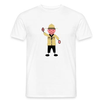 Scout - T-shirt homme - blanc - Devant - AI Model Male 178 dark (178cm)