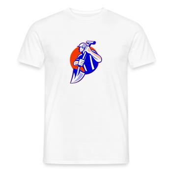 Arbeiter - Männer T-Shirt - Weiß - Vorne - AI Model Male 178 dark (178cm)