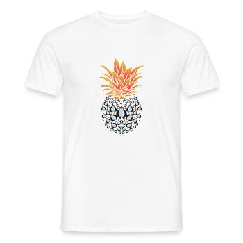 Tier Geschenk Ananas Pinguin - Männer T-Shirt - Weiß - Vorne - AI Model Male 178 dark (178cm)