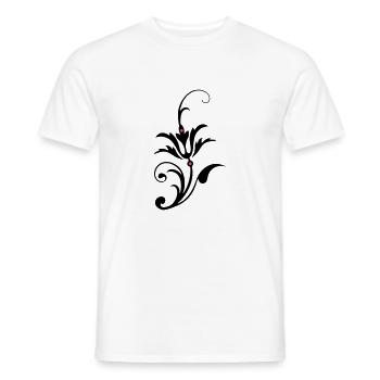 Tribal Silenzium Trio Violoncelle Violon Steicher Musique - T-shirt homme - blanc - Devant - AI Model Male 178 dark (178cm)