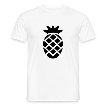 Ananas - T-shirt homme - blanc - Devant - AI Model Male 178 dark (178cm)