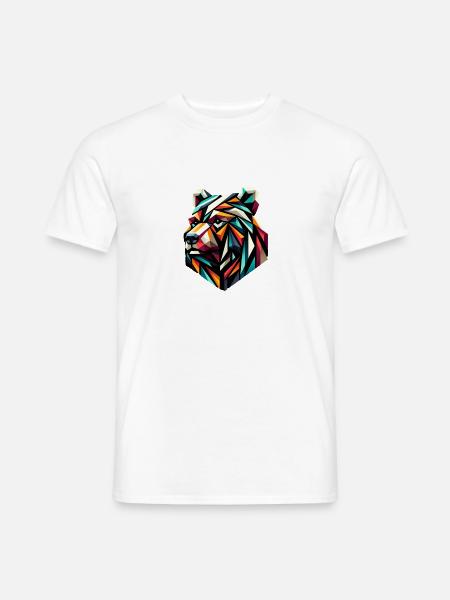 Bunter Geist des Waldes - Männer T-Shirt - Weiß