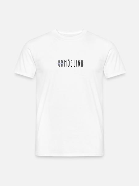 unmöglich - Männer T-Shirt - Weiß