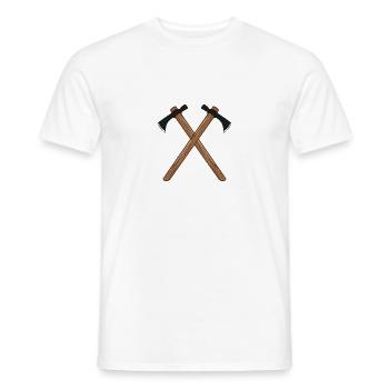Axe - Men's T-Shirt - white - Front - AI Model Male 178 dark (178cm)
