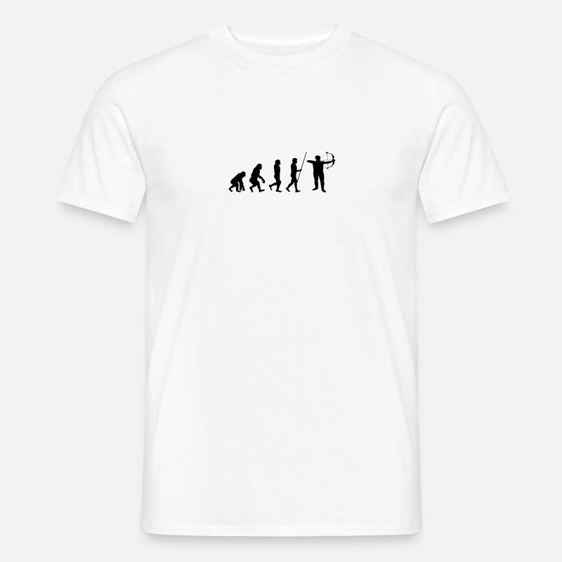 Archery Evolution - Men's T-shirt - white
