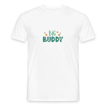 Father & Son | Parents gifts | Gifts Children - Men's T-Shirt - white - Front - AI Model Male 178 dark (178cm)
