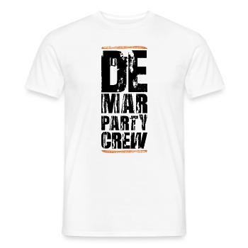 Lloret De Mar Party Crew - Men's T-Shirt - white - Front - AI Model Male 178 dark (178cm)