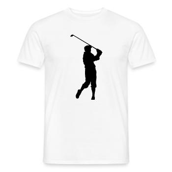 Golfspieler - Männer T-Shirt - Weiß - Vorne - AI Model Male 178 dark (178cm)