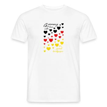 Germany Germany Landscape - Men's T-Shirt - white - Front - AI Model Male 178 dark (178cm)