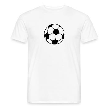 Fußball Fussball - Men's T-Shirt - white - Front - AI Model Male 178 dark (178cm)