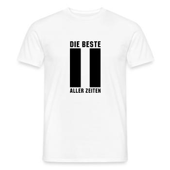 The best 11 of all time (1c) - Men's T-Shirt - white - Front - AI Model Male 178 dark (178cm)