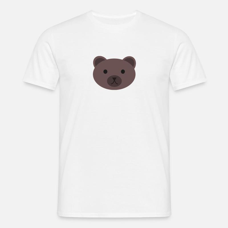 Bär - Männer T-Shirt - Weiß