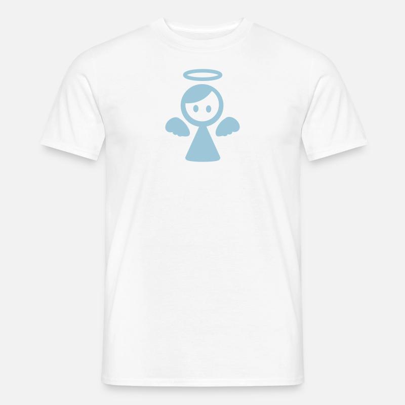 kleiner Engel - Männer T-Shirt - Weiß