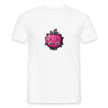 Red sweet apple - Men's T-Shirt - white - Front - AI Model Male 178 dark (178cm)