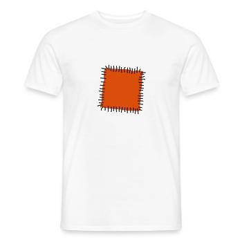 Patch repair patchwork fabric sewing needle - Men's T-Shirt - white - Front - AI Model Male 178 dark (178cm)