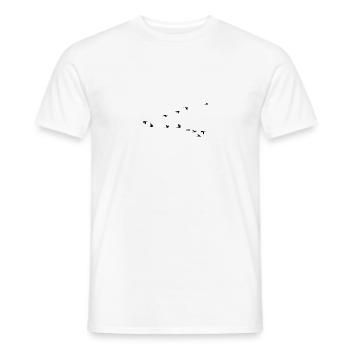 b i r d142 - Männer T-Shirt - Weiß - Vorne - AI Model Male 178 dark (178cm)