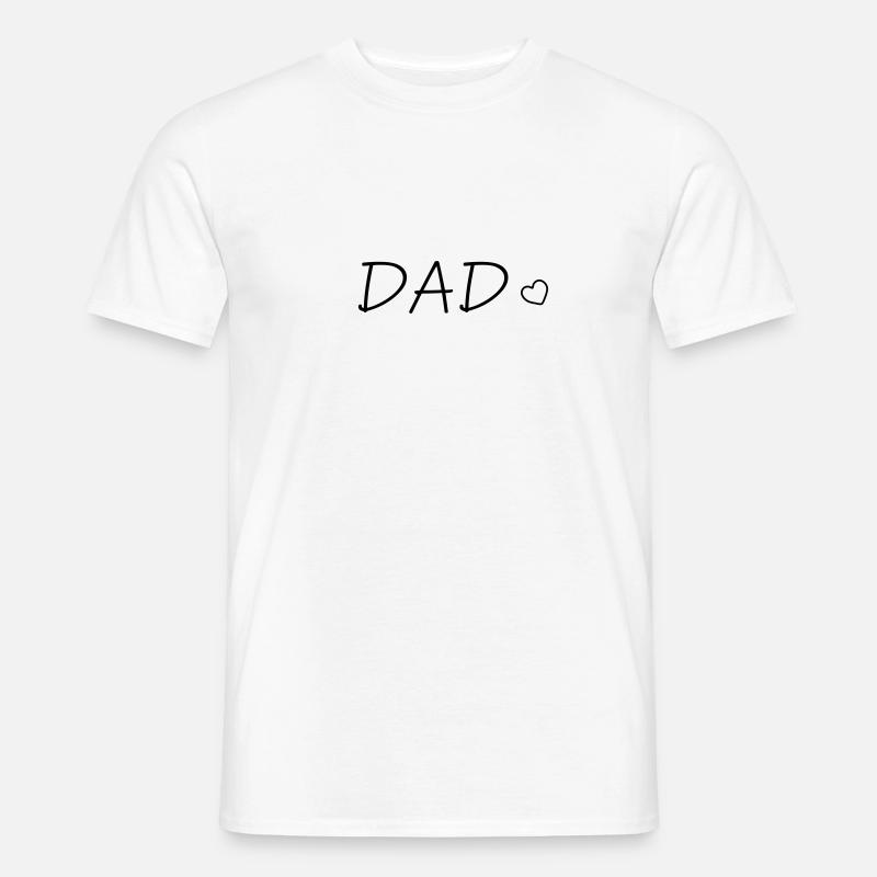 dad - Männer T-Shirt - Weiß