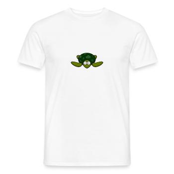 sea turtle tortoise schildkroete105 - Men's T-Shirt - white - Front - AI Model Male 178 dark (178cm)