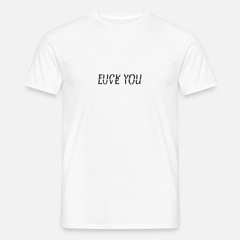 Beziehungs Glück oder Stress - Männer T-Shirt - Weiß