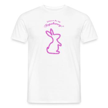 want to be my Ropebunny pink - Men's T-Shirt - white - Front - AI Model Male 178 dark (178cm)