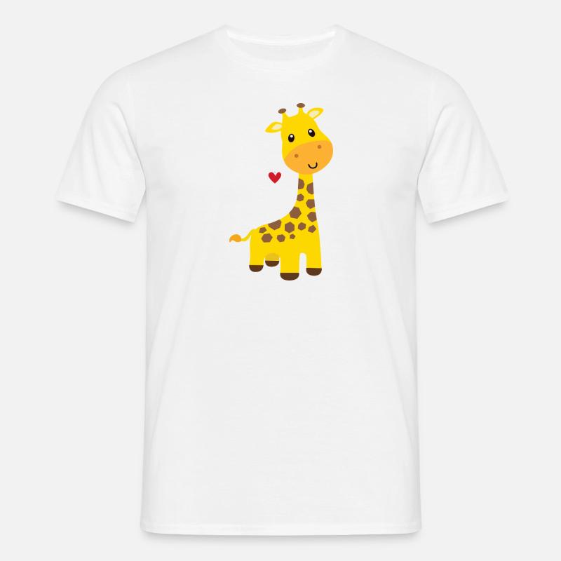 Girafe - T-shirt Homme - blanc