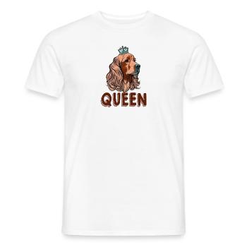 COCKER SPANIEL DOG QUEEN BREED CUTE RESCUE SHEPHERD - Men's T-Shirt - white - Front - AI Model Male 178 dark (178cm)