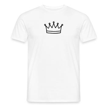 Krone - Männer T-Shirt - Weiß - Vorne - AI Model Male 178 dark (178cm)