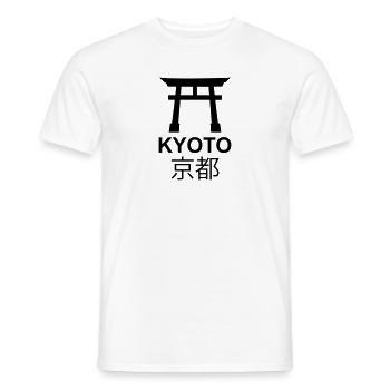 Kyoto - T-shirt homme - blanc - Devant - AI Model Male 178 dark (178cm)