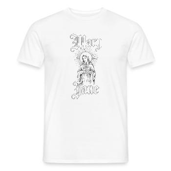 Mary Jane - Männer T-Shirt - Weiß - Vorne - AI Model Male 178 dark (178cm)
