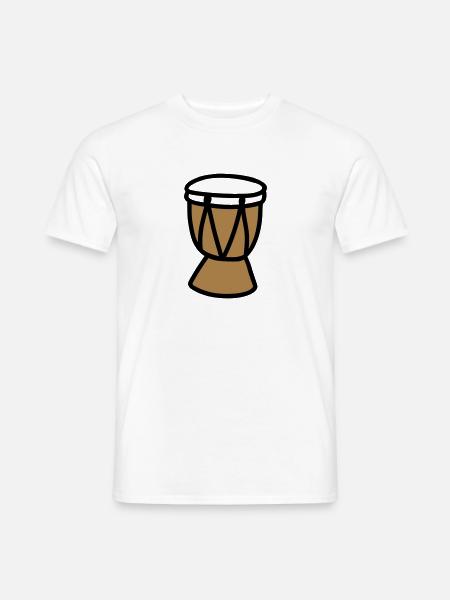 Drum - Men's T-Shirt - white