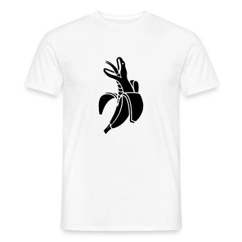 Bananen Schlange - Männer T-Shirt - Weiß - Vorne - AI Model Male 178 dark (178cm)